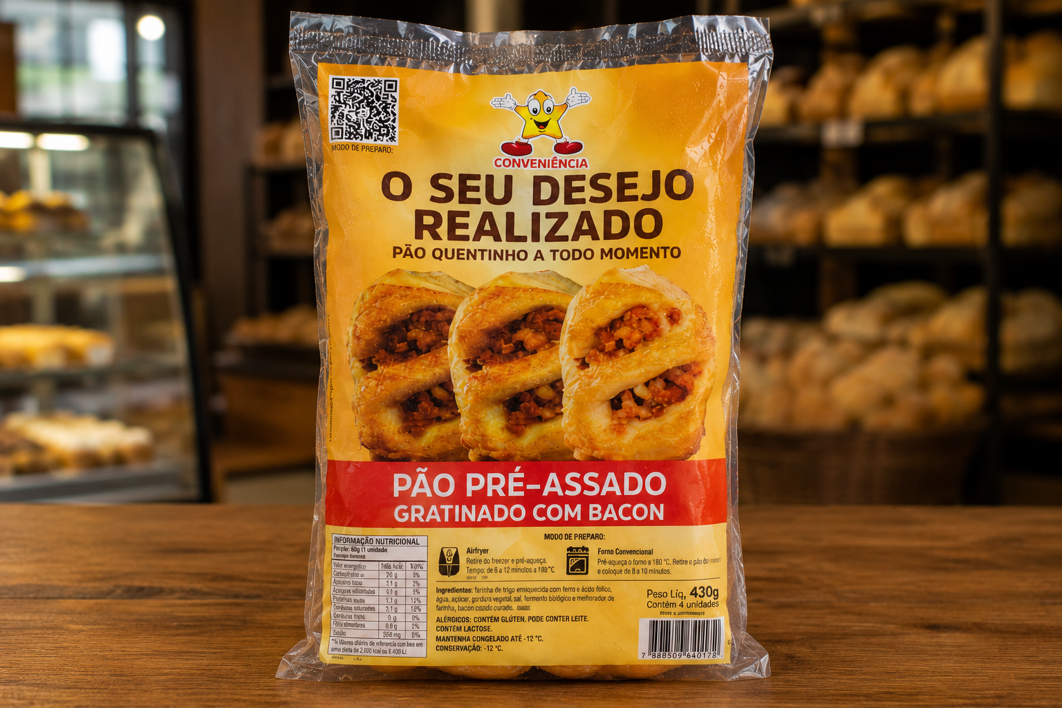 Pães recheados e gratinados